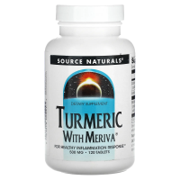 Source Naturals, Комплекс с куркумой Meriva, 500 мг, 120 таблеток